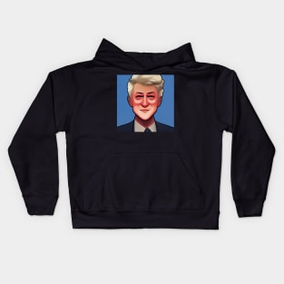 Bill Clinton | Comics Style Kids Hoodie